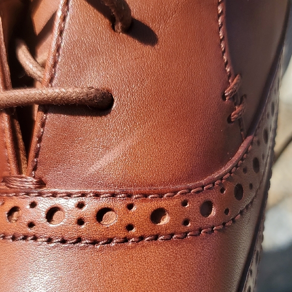 Rockport Total Motion Amalfi Wingtips Men\'s Tan Brogue Oxford Size 13 Wide